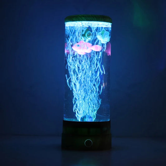  Jellyfish Lamp Aquarium Color Changing RGB Mood Lamp